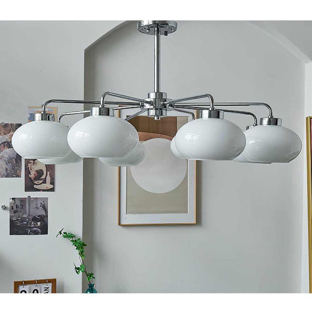 Ardenera Glass Chandelier-Moonnatur