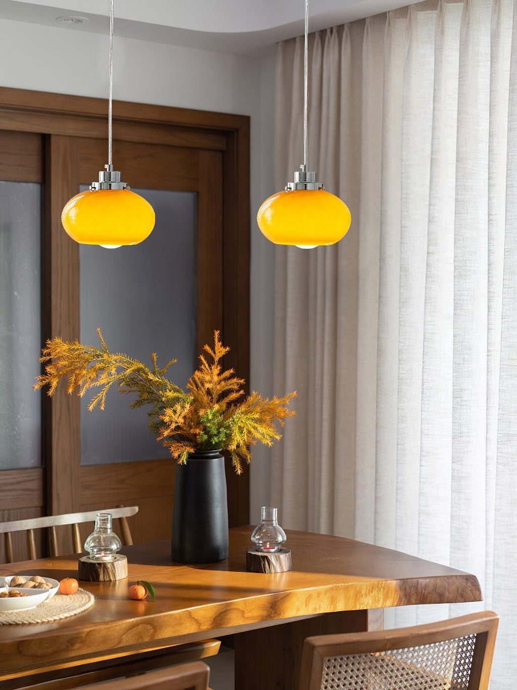 Brackera Glass Pendant Light-Moonnatur