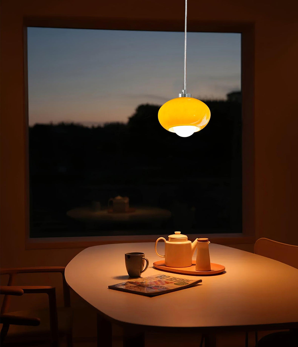 Brackera Glass Pendant Light-Moonnatur