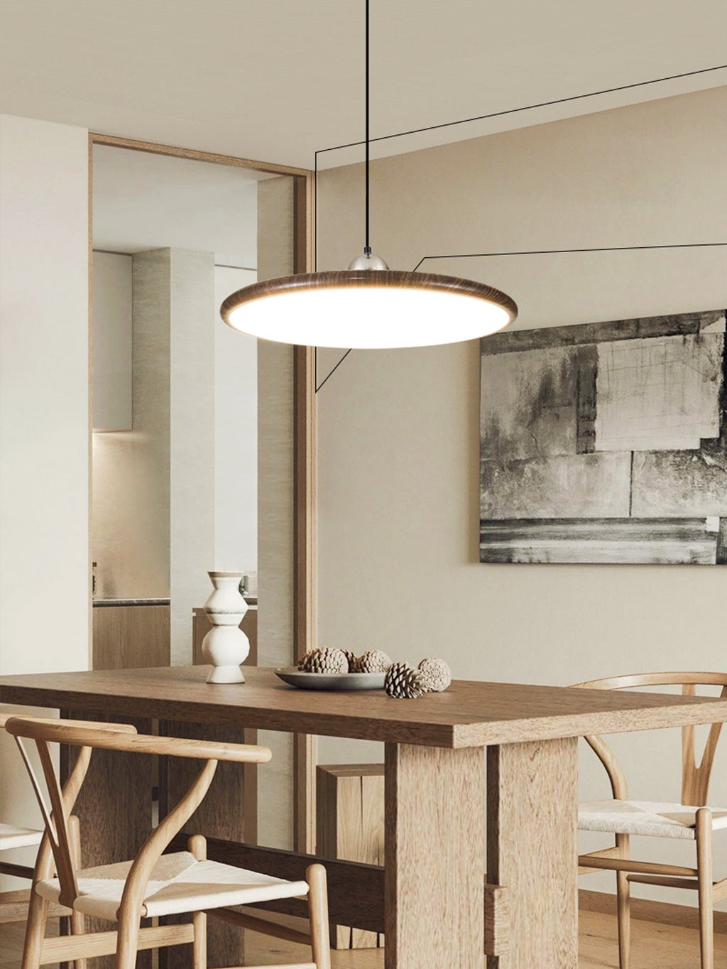 Corenelia Acrylic Pendant Light-Moonnatur