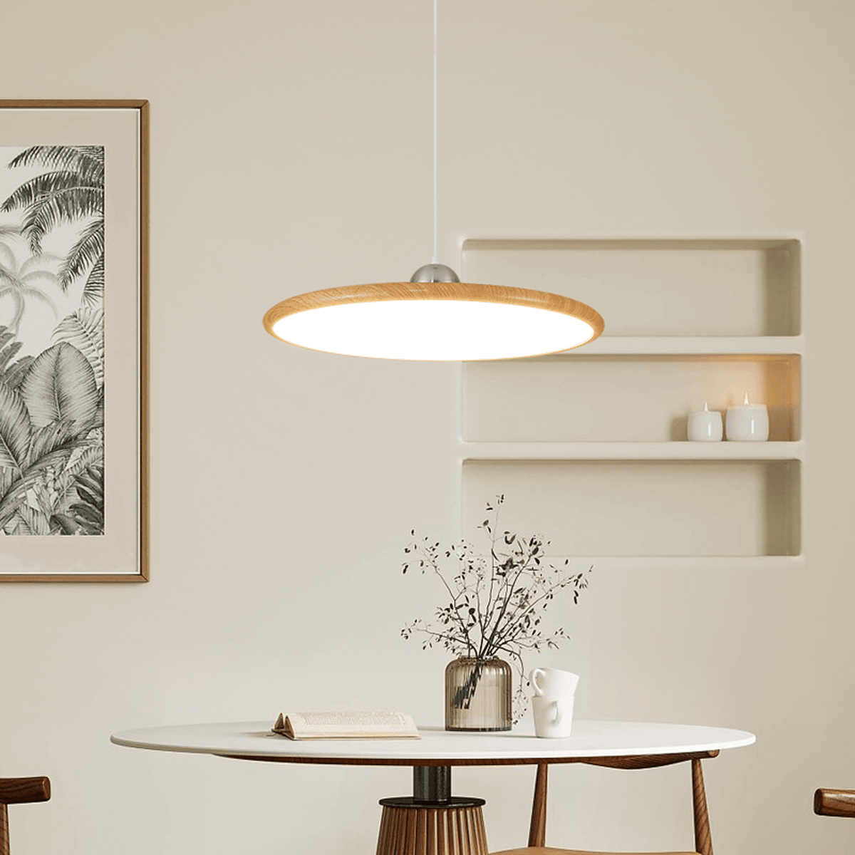 Corenelia Acrylic Pendant Light-Moonnatur