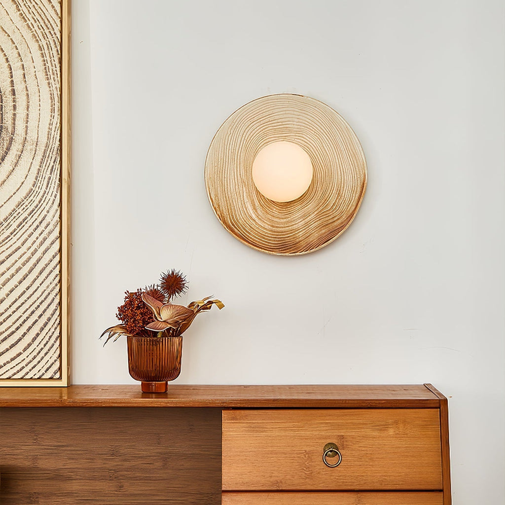Brierelle Ceramic Wall Light-Moonnatur