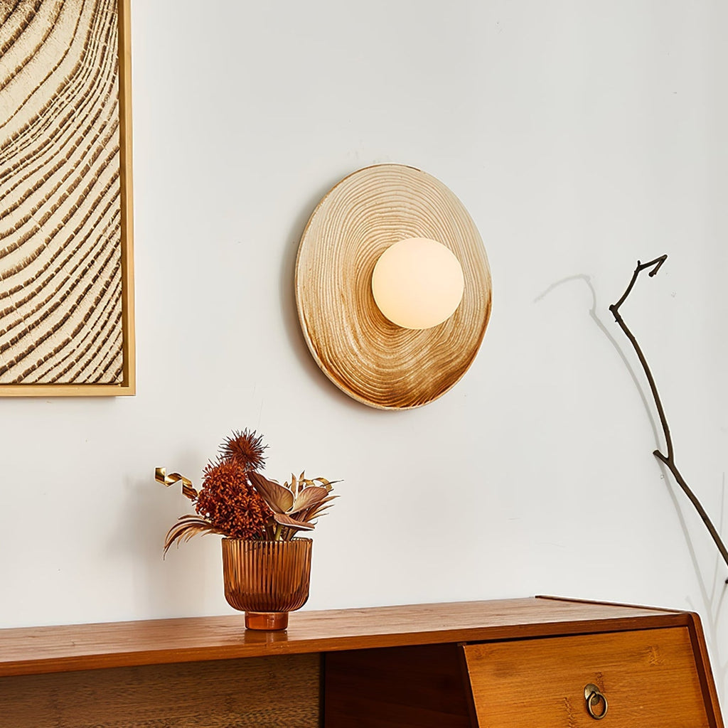 Brierelle Ceramic Wall Light-Moonnatur
