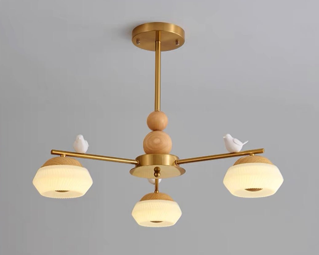 Ilvenlyn Oak Chandelier-Moonnatur