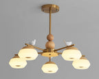 Ilvenlyn Oak Chandelier-Moonnatur