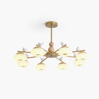 Ilvenlyn Oak Chandelier-Moonnatur