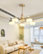 Ilvenlyn Oak Chandelier-Moonnatur