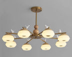 Ilvenlyn Oak Chandelier-Moonnatur