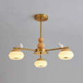 Ilvenlyn Oak Chandelier-Moonnatur