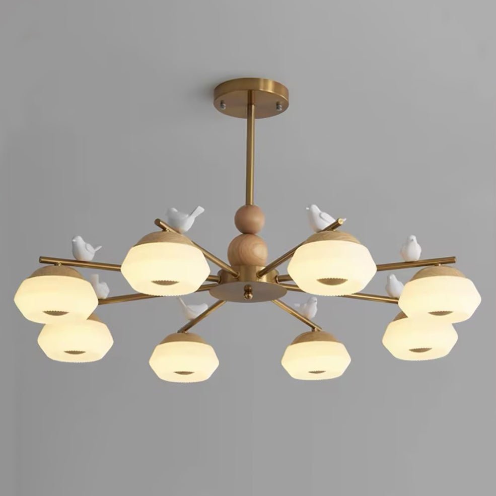 Ilvenlyn Oak Chandelier-Moonnatur