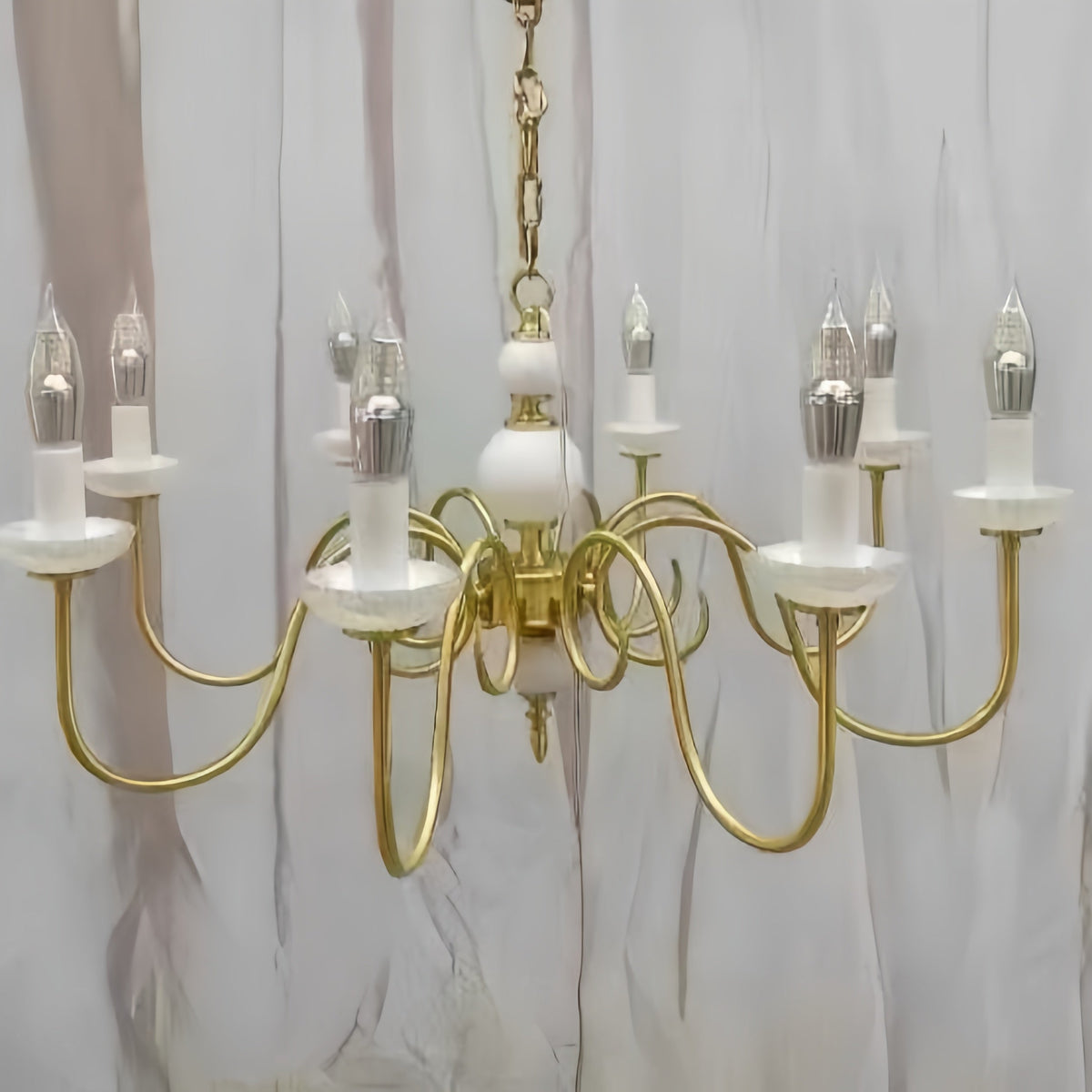 Hatherdale Ceramic Chandelier-Moonnatur