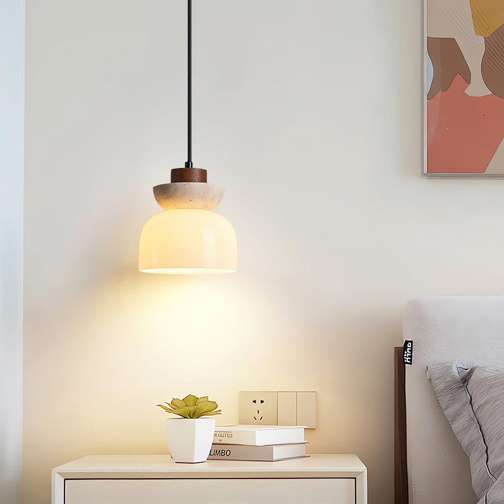 Caldenelle Travertine Pendant Light-Moonnatur