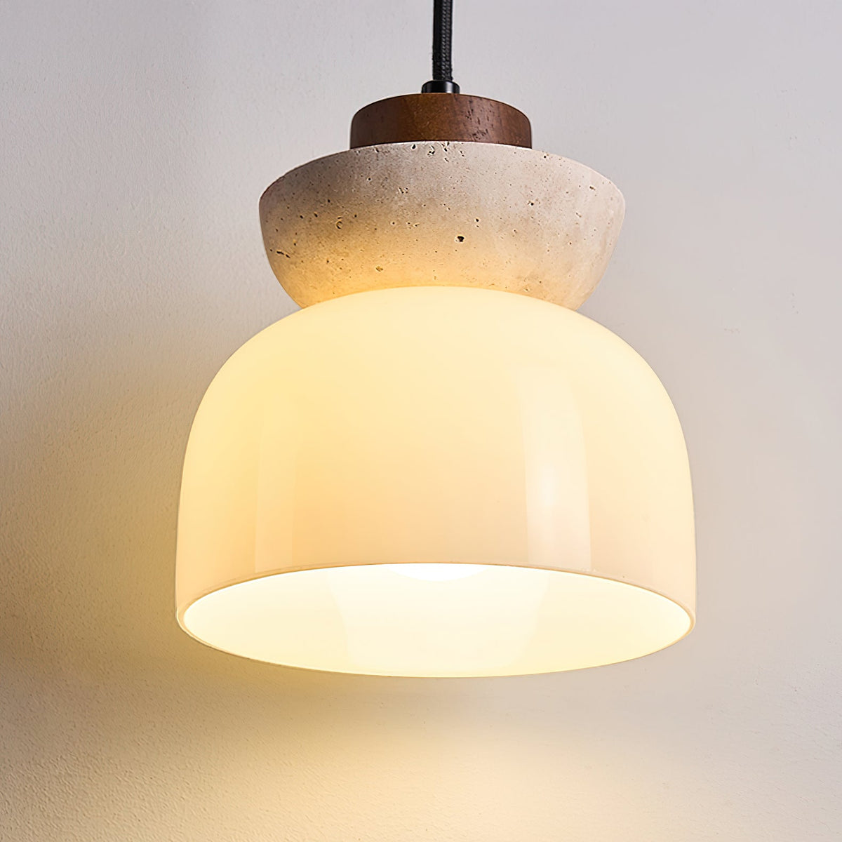 Caldenelle Travertine Pendant Light-Moonnatur