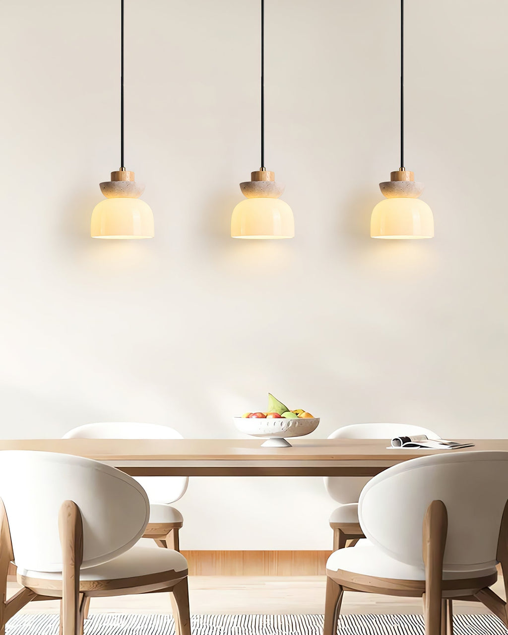 Caldenelle Travertine Pendant Light-Moonnatur
