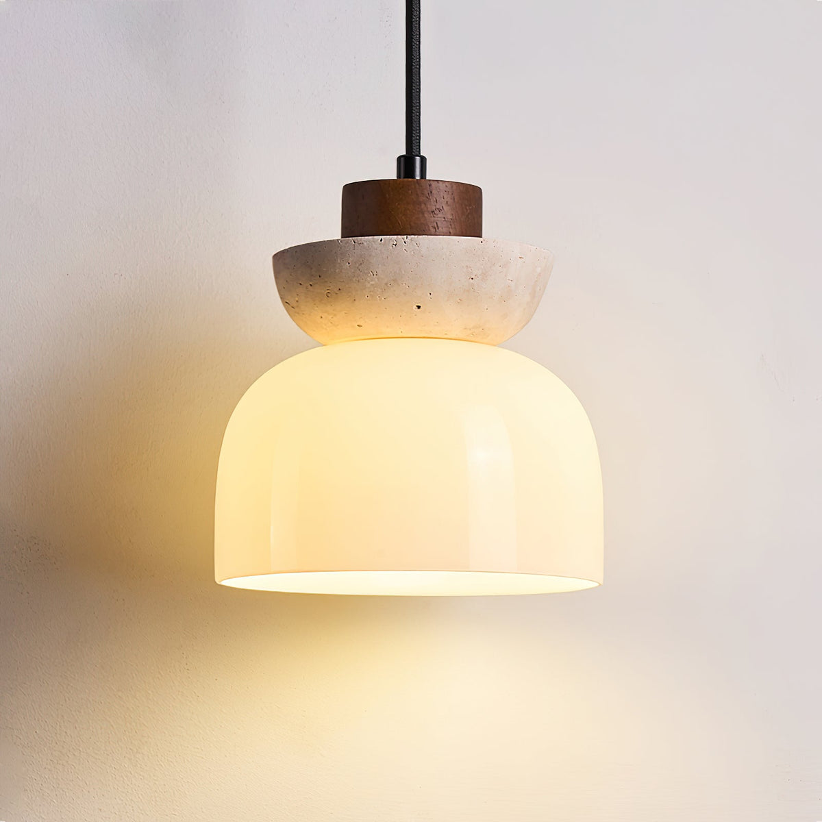 Caldenelle Travertine Pendant Light-Moonnatur