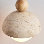 Rildenley Travertine Pendant Light-Moonnatur