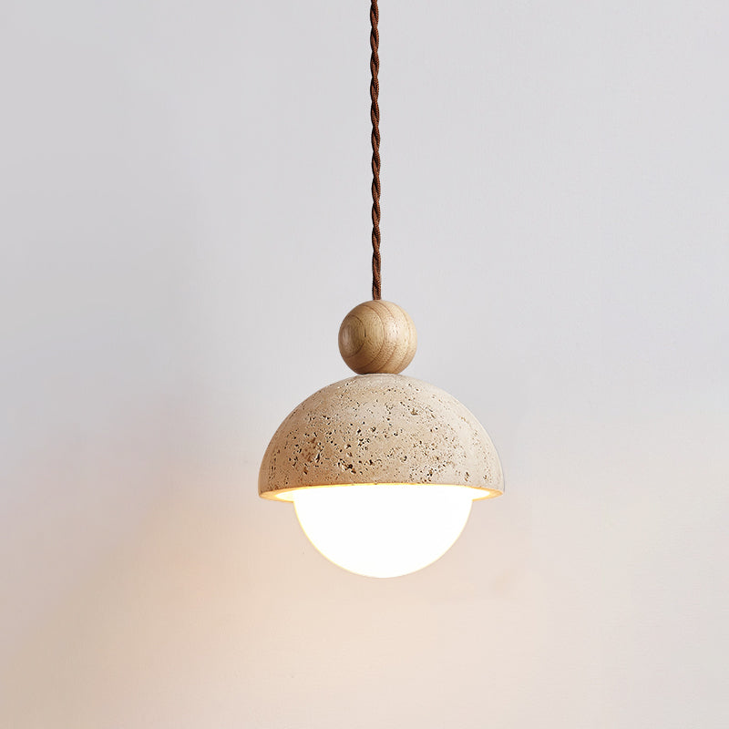 Rildenley Travertine Pendant Light-Moonnatur