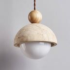 Rildenley Travertine Pendant Light-Moonnatur