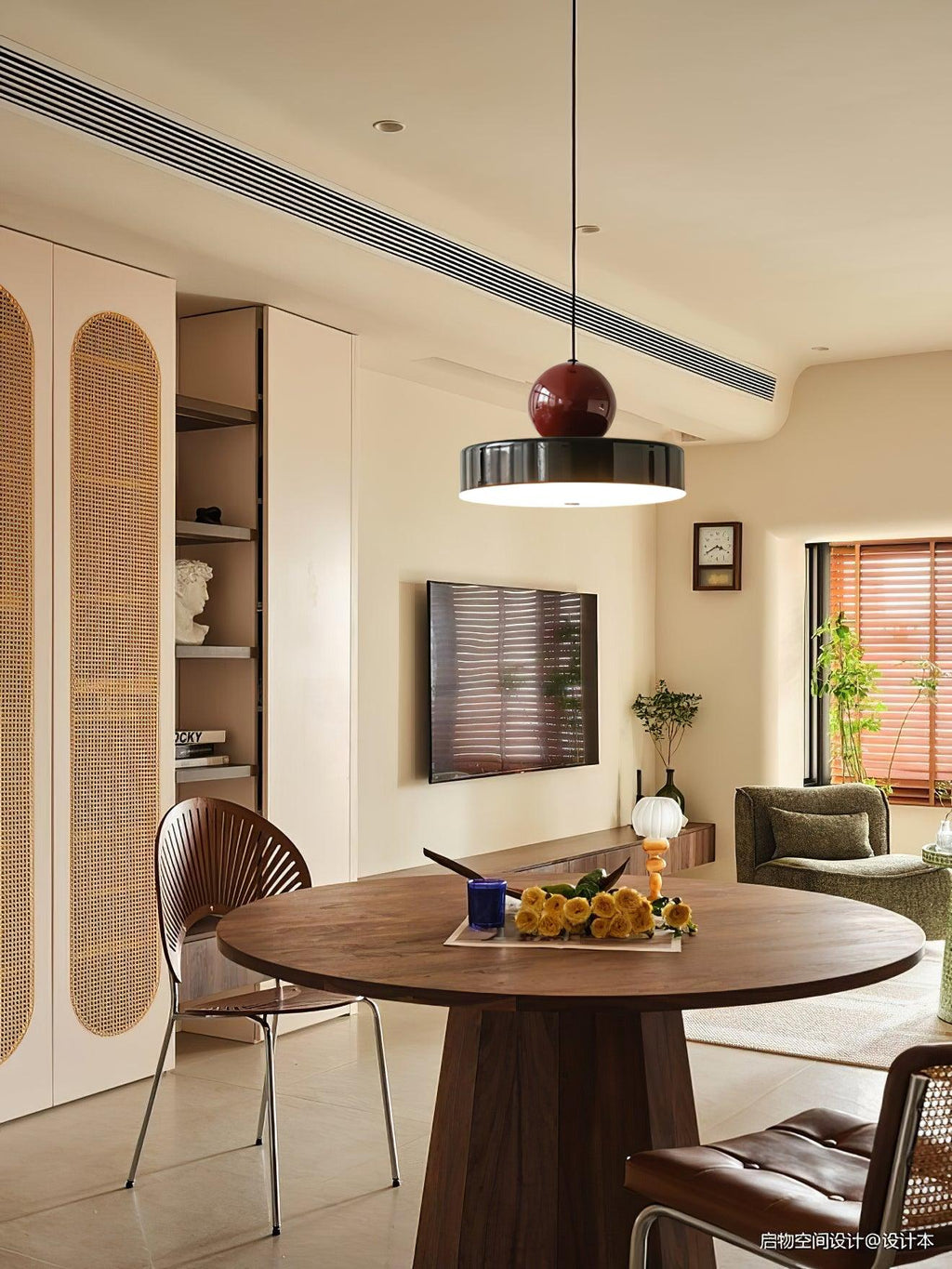 Ashenhill Metal Pendant Light-Moonnatur