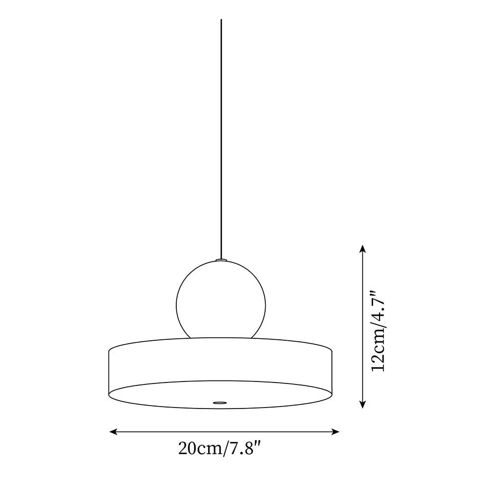 Ashenhill Metal Pendant Light-Moonnatur