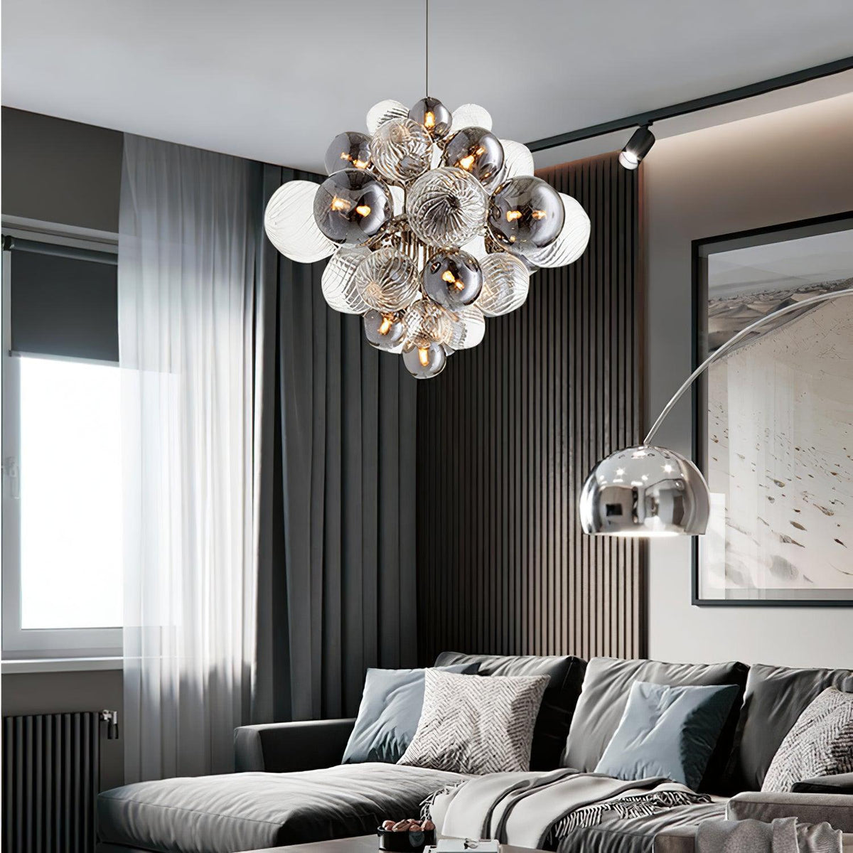 Hazellyn Glass Chandelier-Moonnatur