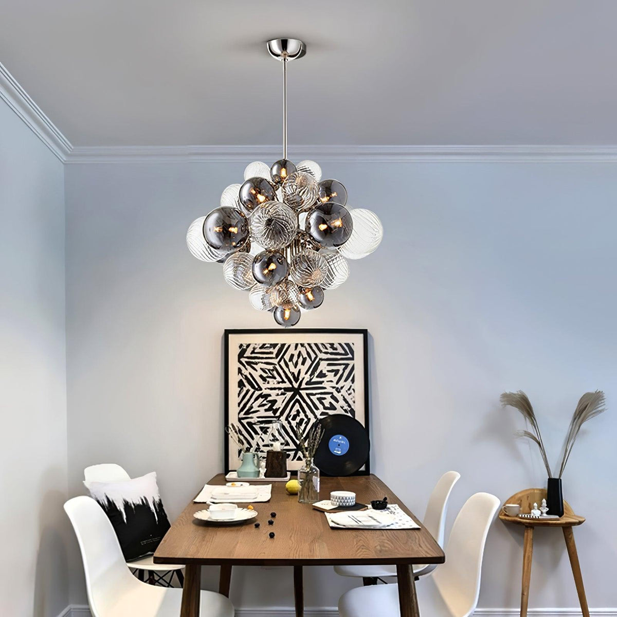 Hazellyn Glass Chandelier-Moonnatur