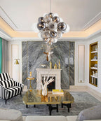 Hazellyn Glass Chandelier-Moonnatur