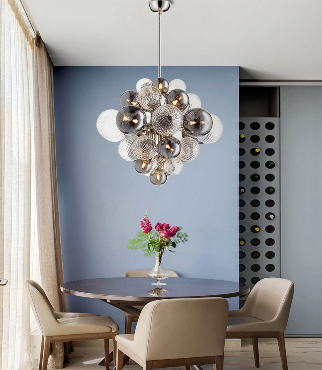 Hazellyn Glass Chandelier-Moonnatur