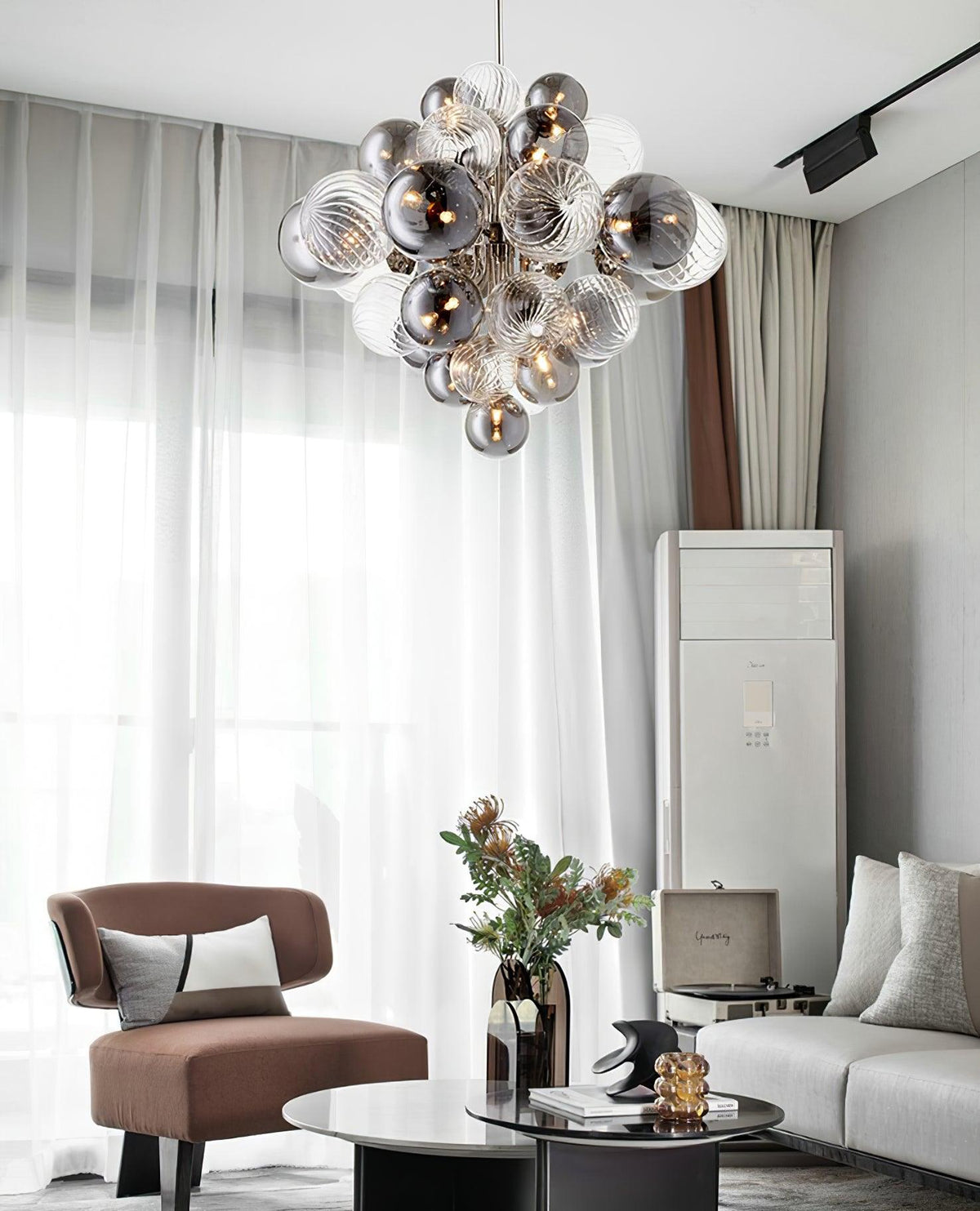 Hazellyn Glass Chandelier-Moonnatur