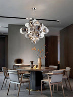 Hazellyn Glass Chandelier-Moonnatur