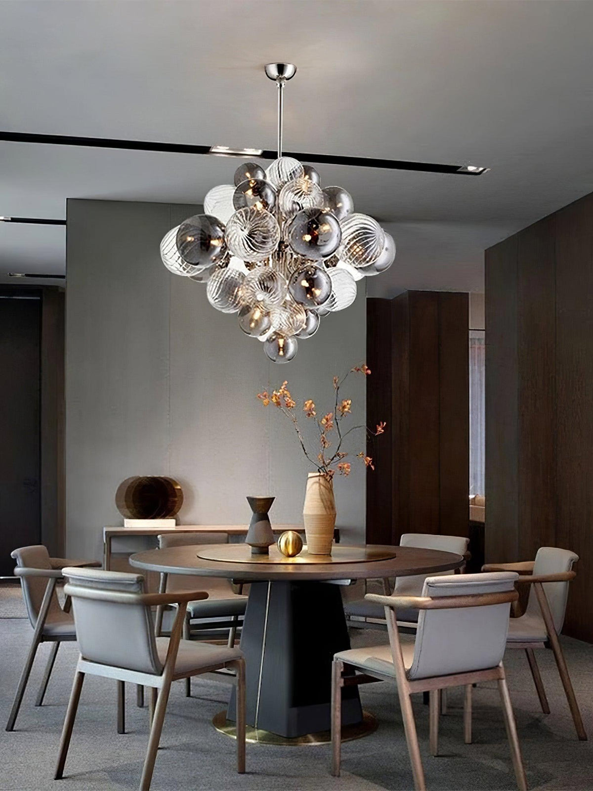 Hazellyn Glass Chandelier-Moonnatur