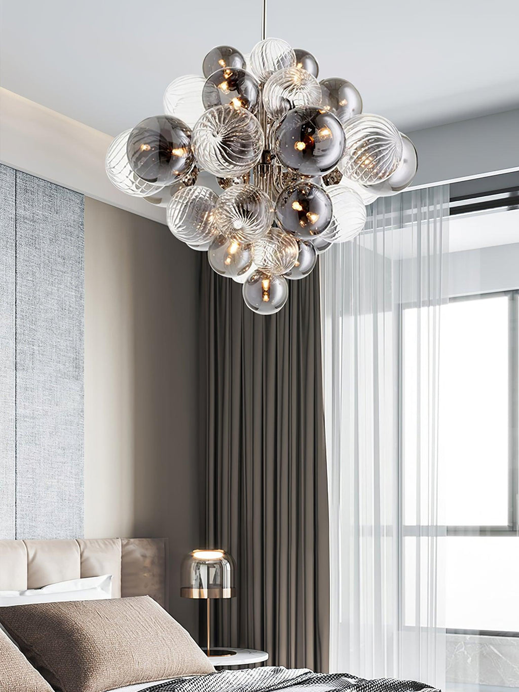 Hazellyn Glass Chandelier-Moonnatur