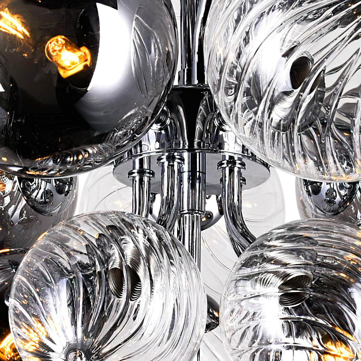 Hazellyn Glass Chandelier-Moonnatur