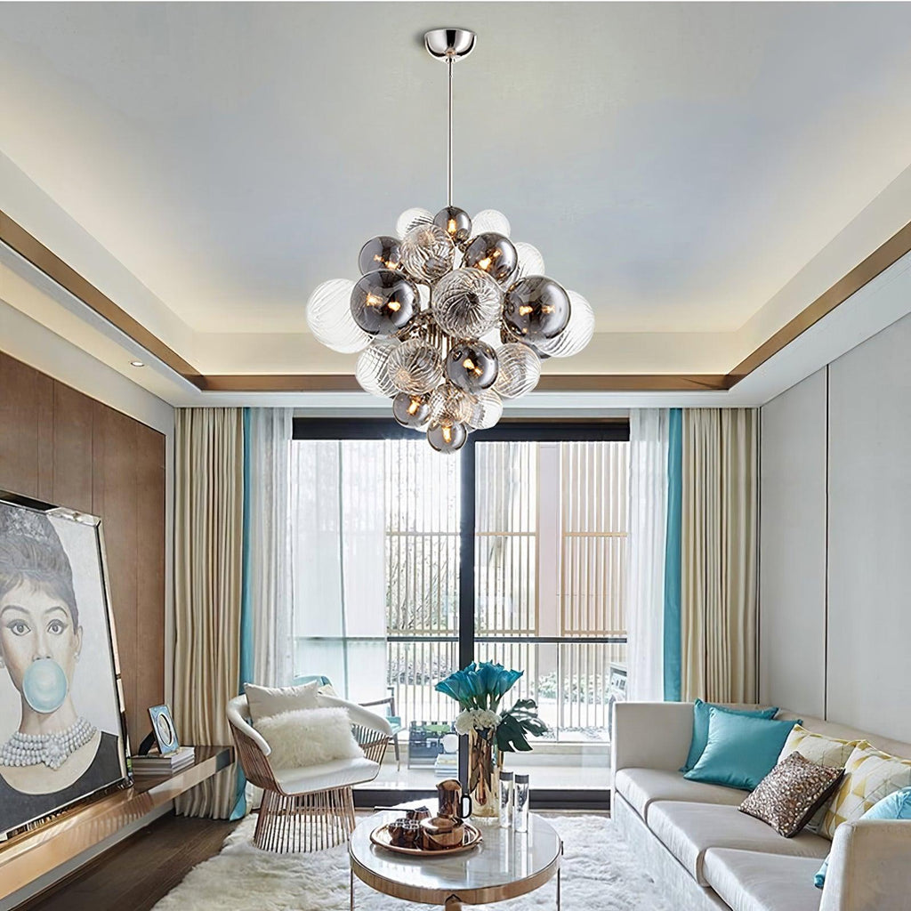 Hazellyn Glass Chandelier-Moonnatur