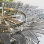 Caldenlark Glass Chandelier-Moonnatur