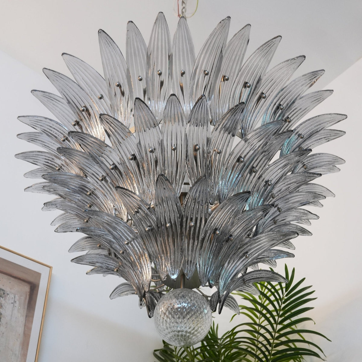 Caldenlark Glass Chandelier-Moonnatur