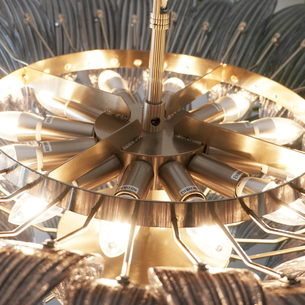 Caldenlark Glass Chandelier-Moonnatur
