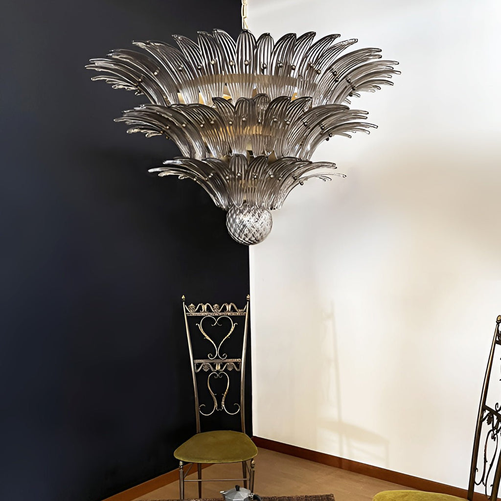 Caldenlark Glass Chandelier-Moonnatur