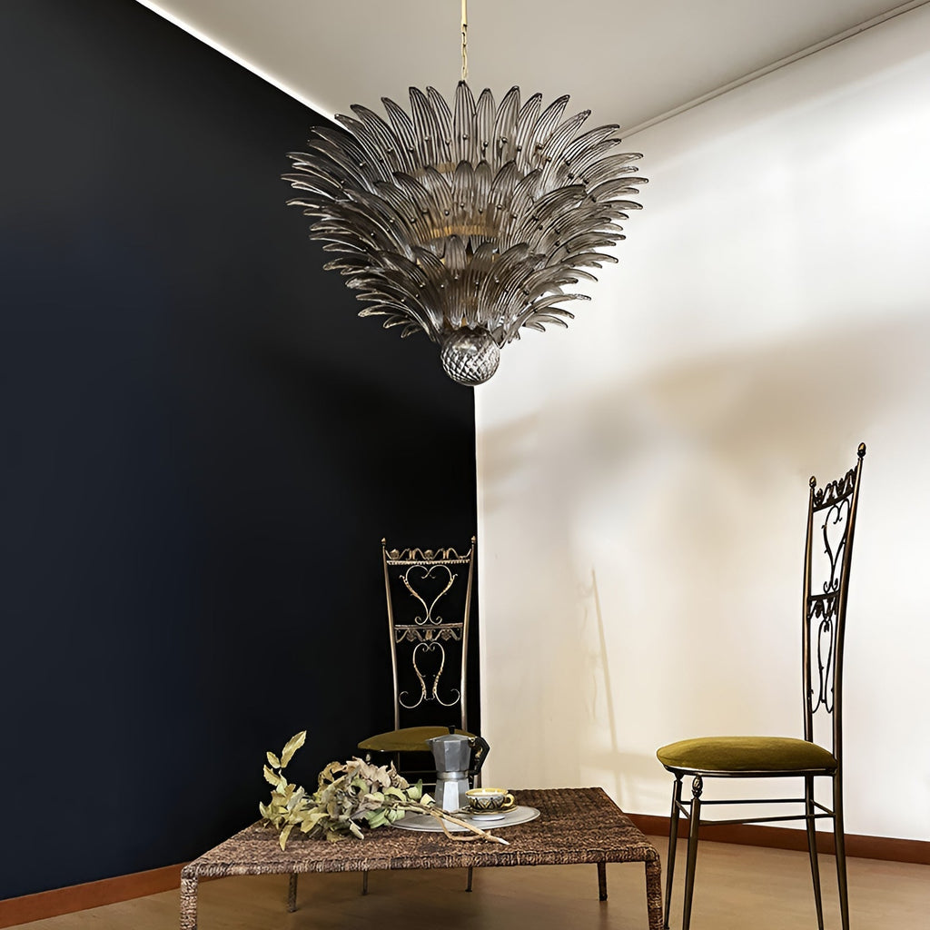 Caldenlark Glass Chandelier-Moonnatur