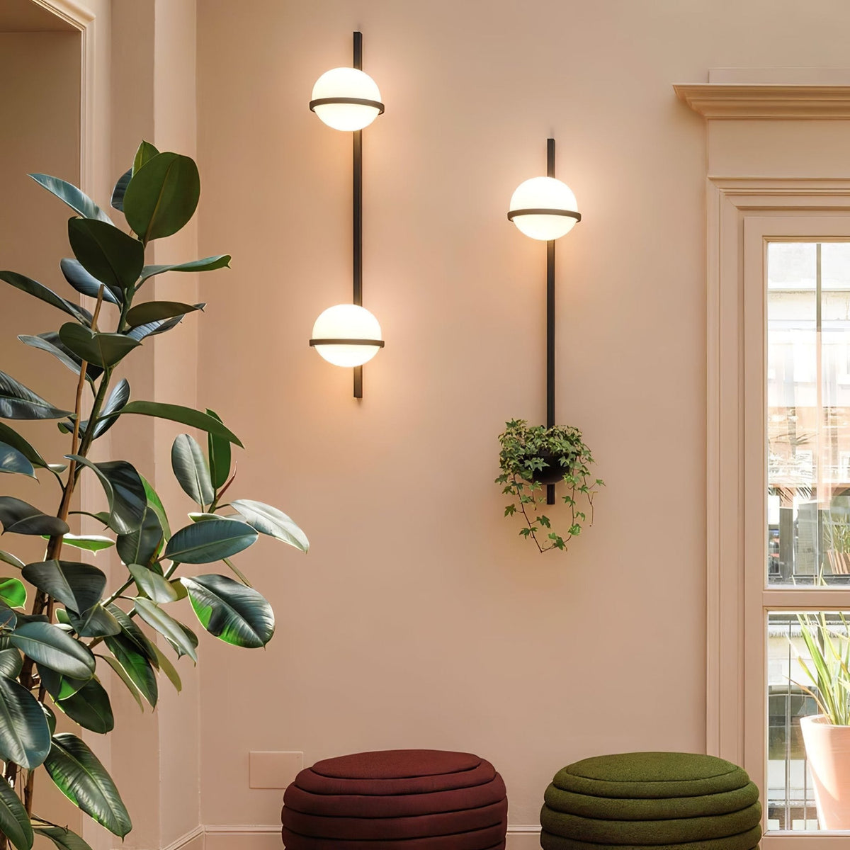 Beldenenna Acrylic Wall Light-Moonnatur