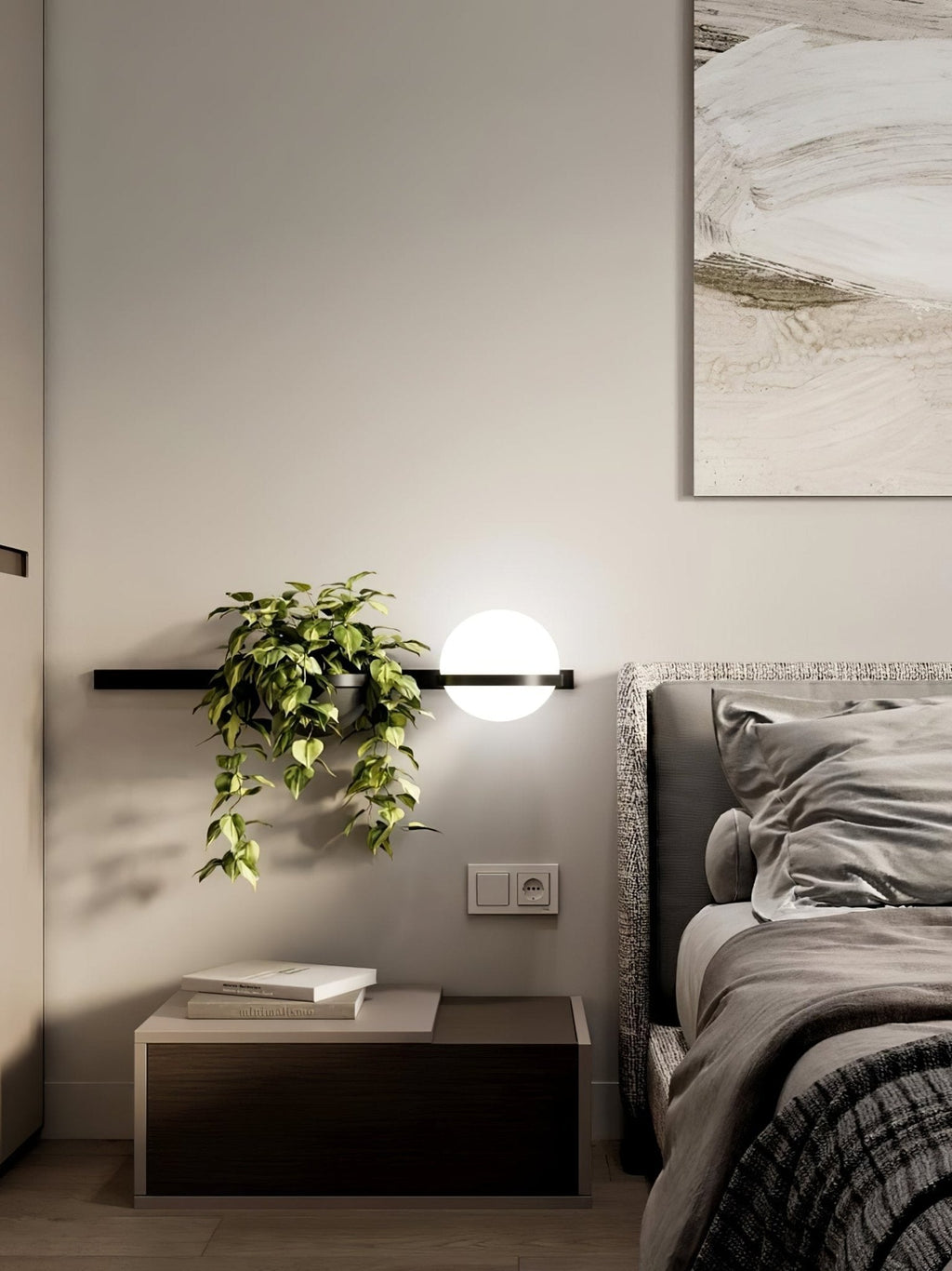 Beldenenna Acrylic Wall Light-Moonnatur