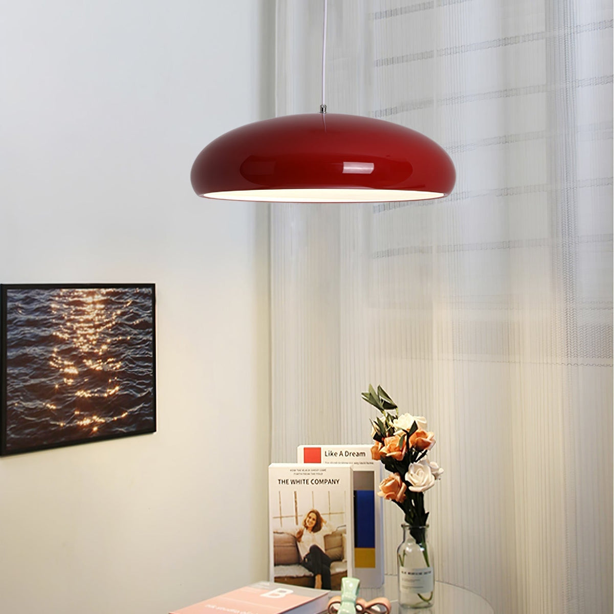 Jendrel Plastic Pendant Light-Moonnatur