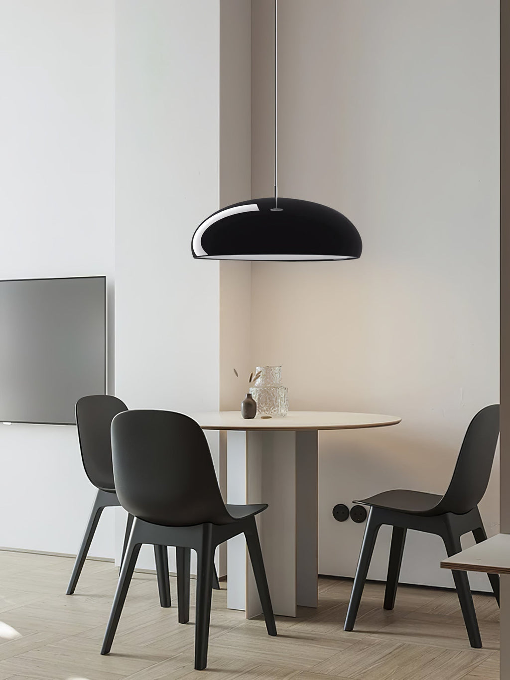 Jendrel Plastic Pendant Light-Moonnatur