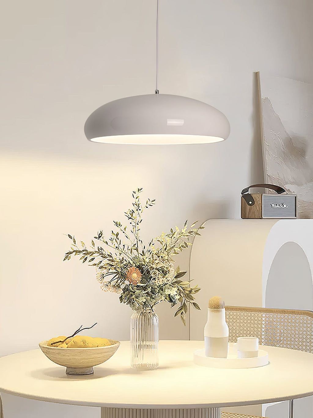Jendrel Plastic Pendant Light-Moonnatur
