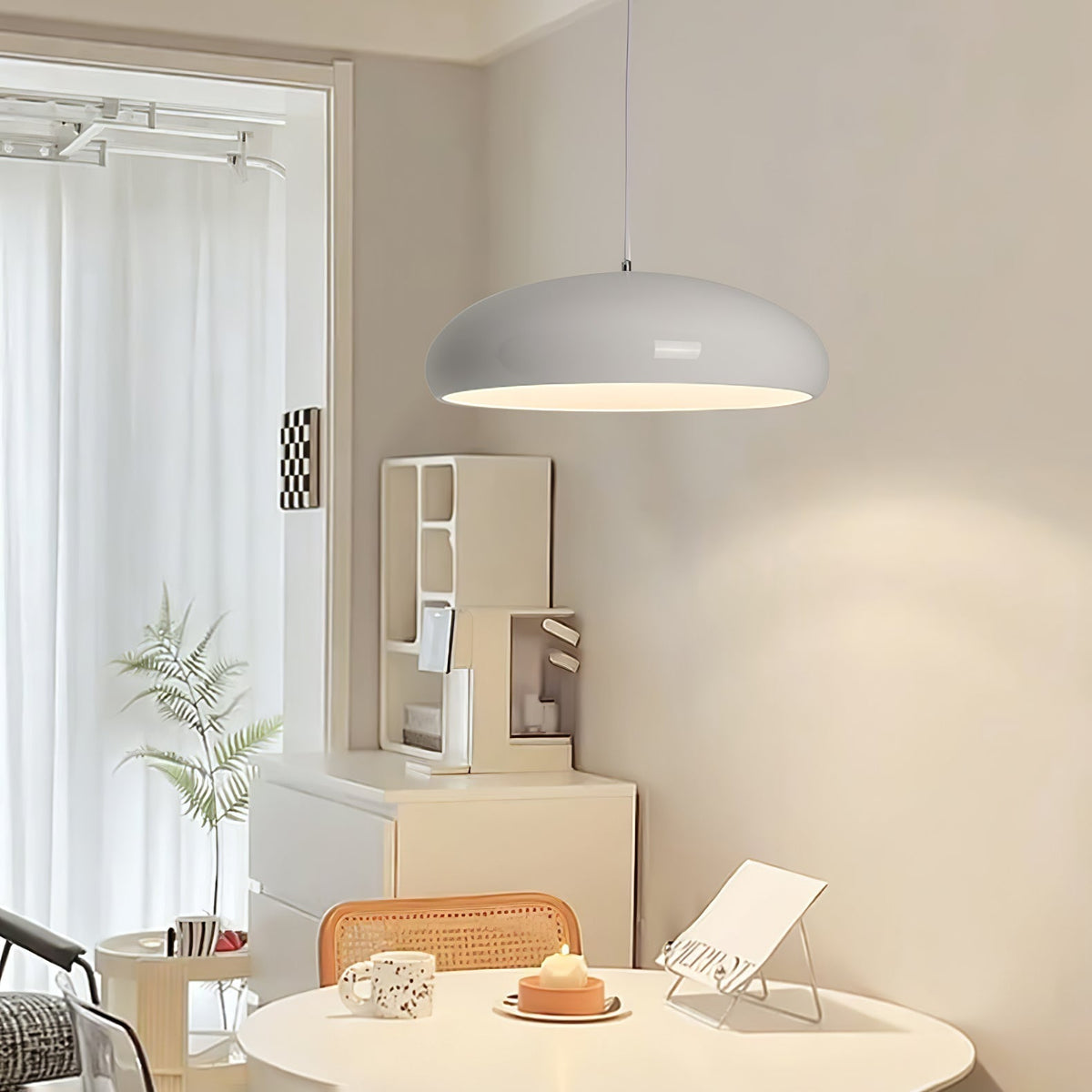 Jendrel Plastic Pendant Light-Moonnatur