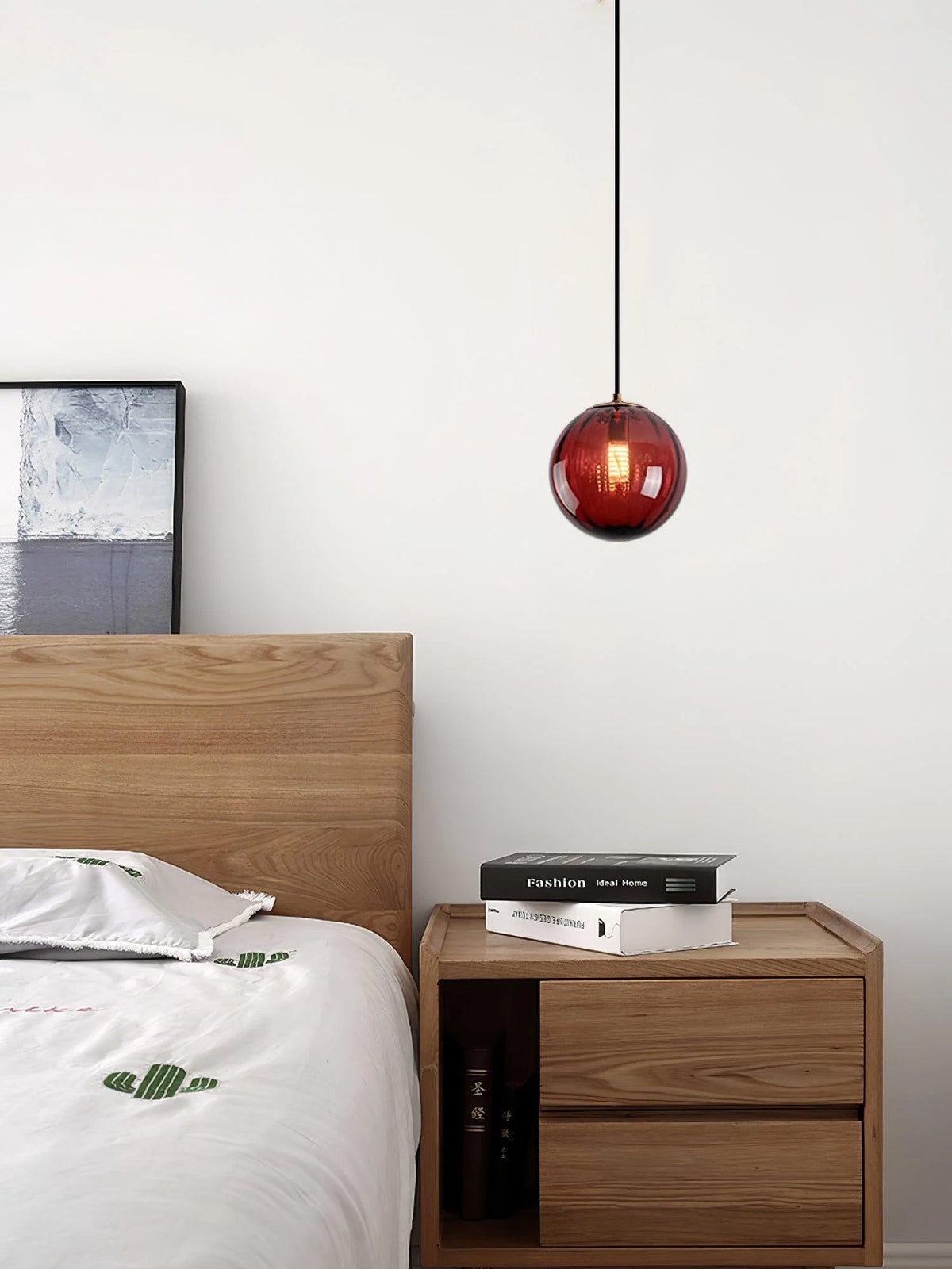Helmisse Glass Pendant Light-Moonnatur
