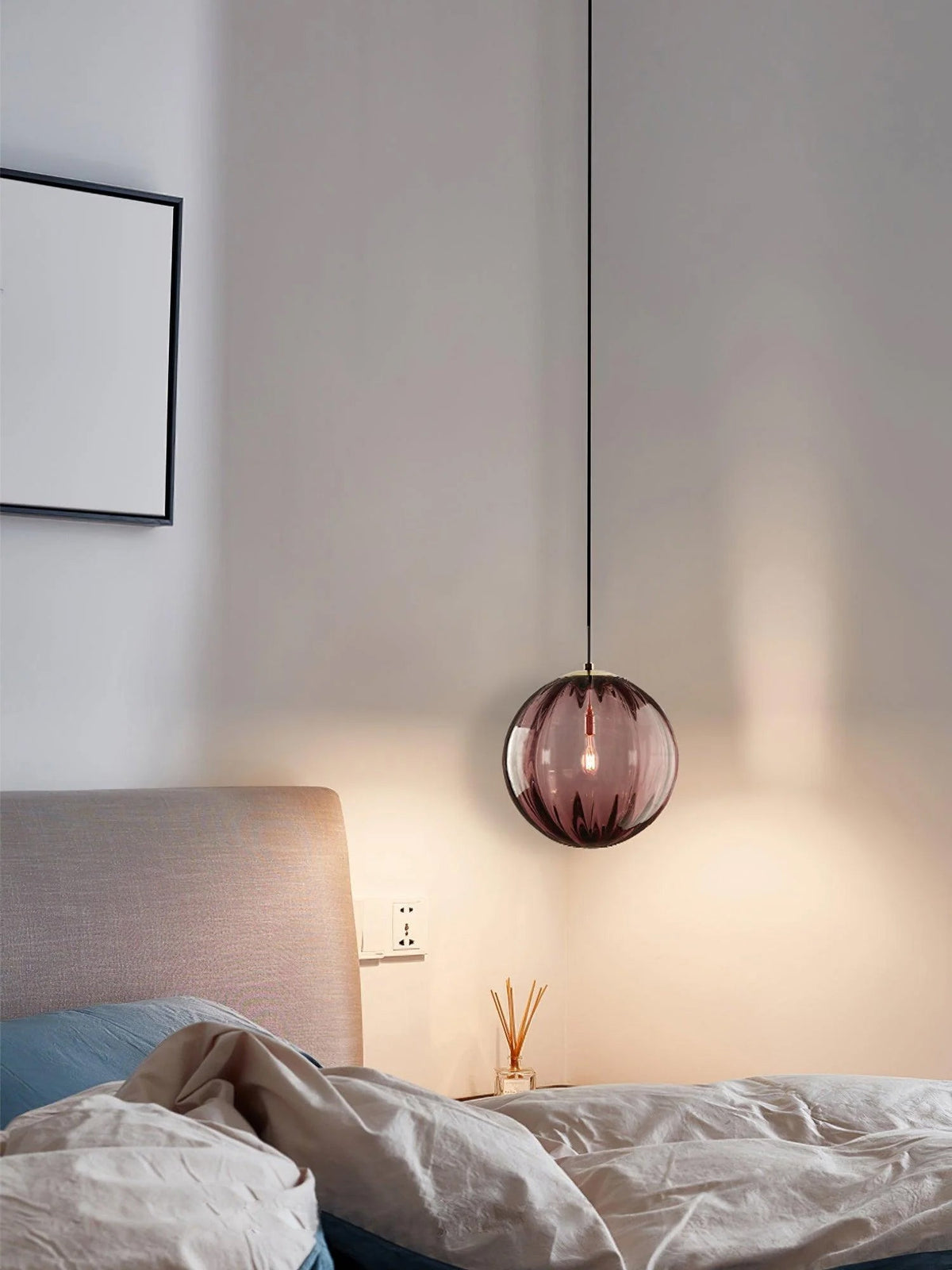 Helmisse Glass Pendant Light-Moonnatur