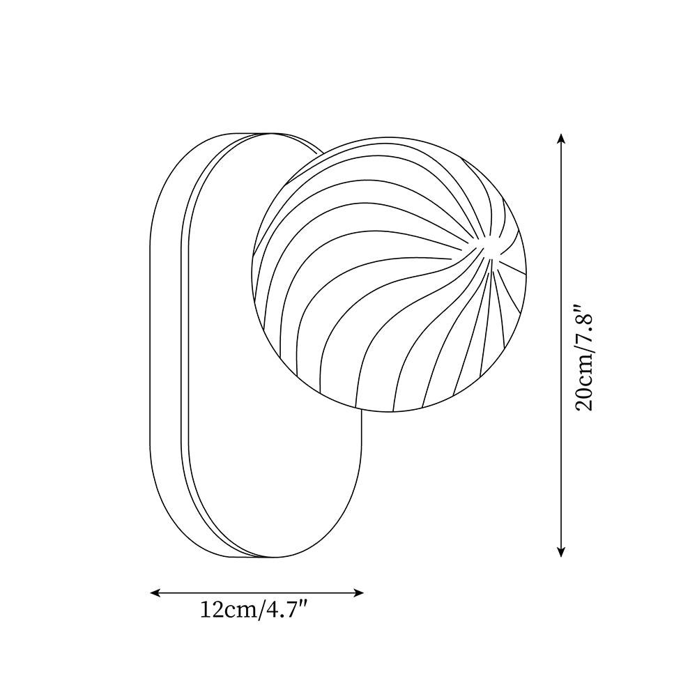 Baldenwren Wood Wall Light-Moonnatur
