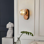 Baldenwren Wood Wall Light-Moonnatur