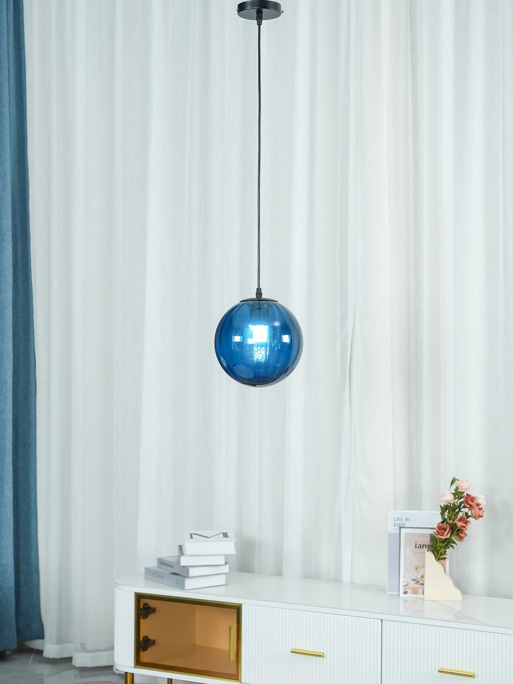 Helmisse Glass Pendant Light-Moonnatur